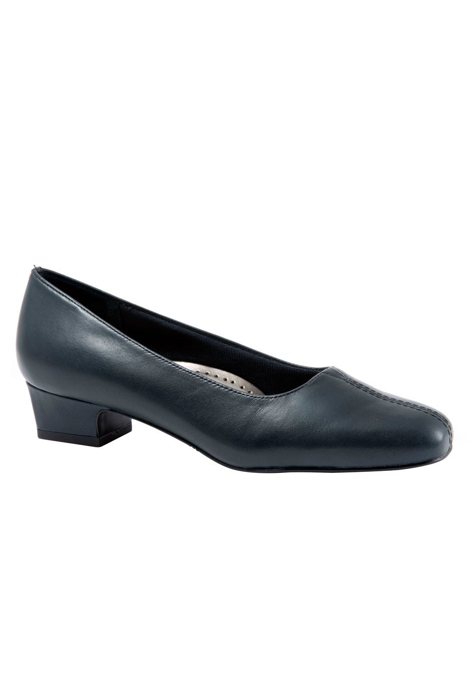 Doris Leather Pump by Trotters® Plus Size Dress Shoes Jessica London