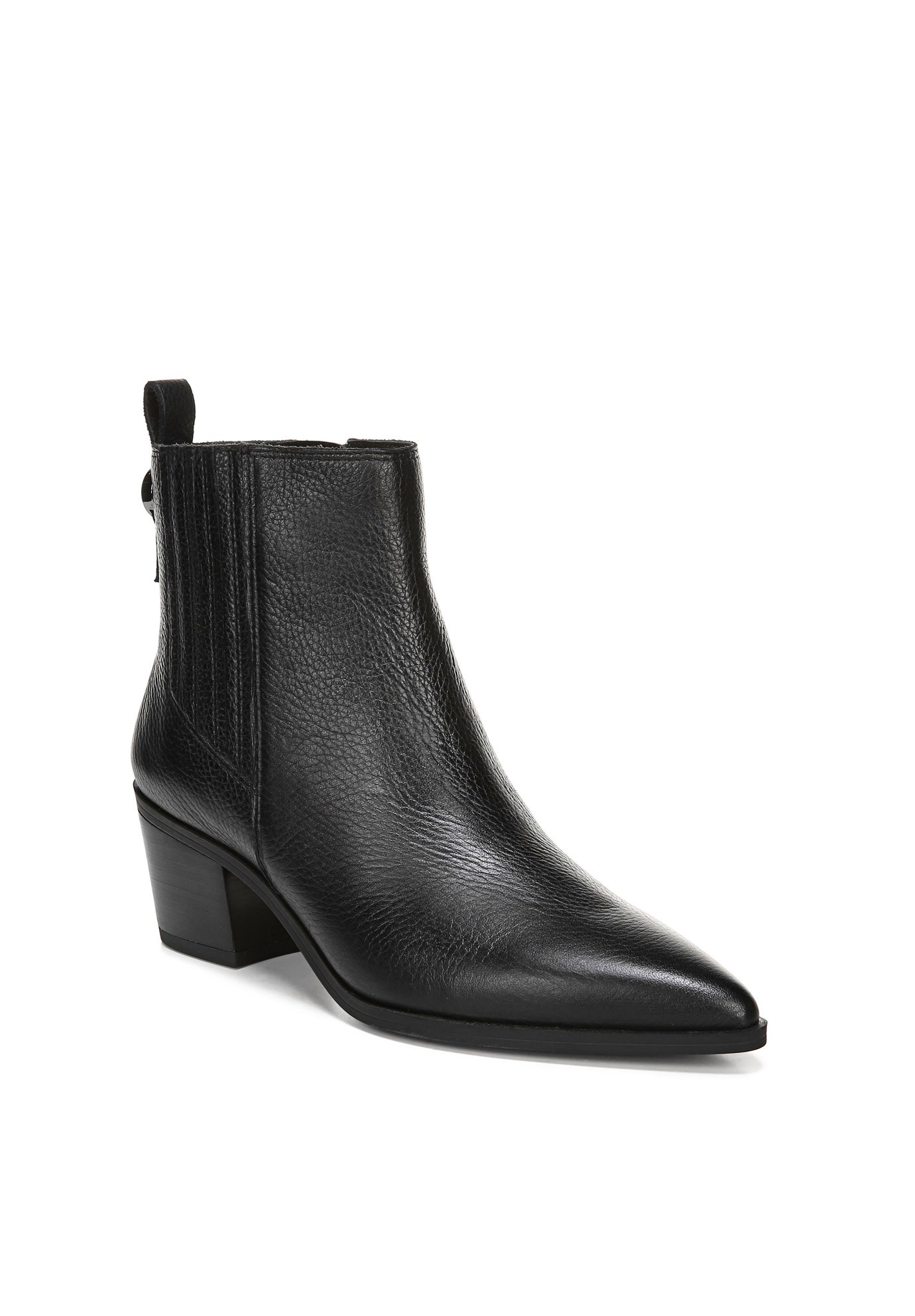 franco sarto black ankle boots