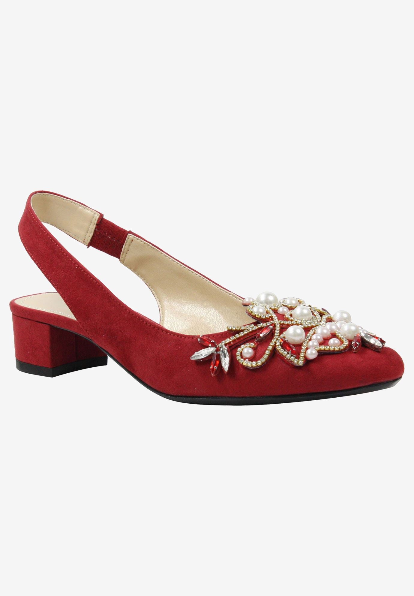 Delroy Slingback by J.Renee® Plus Size Dress Shoes & Pumps Jessica