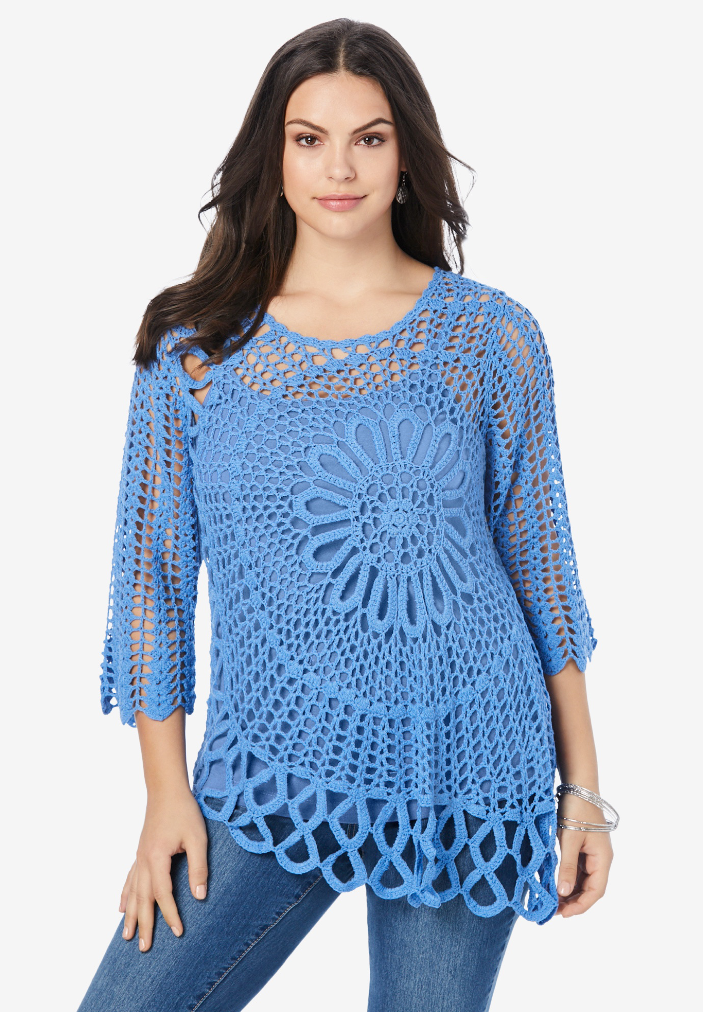 Starburst Crochet Sweater