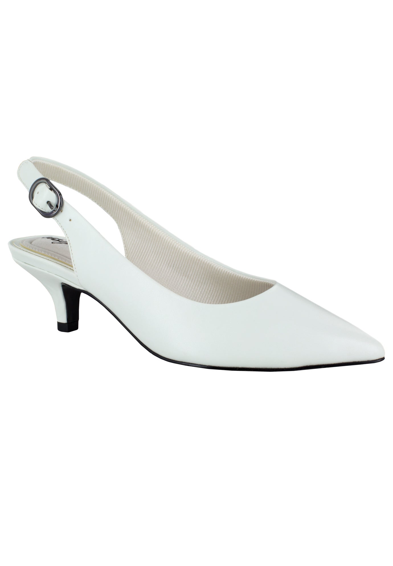 easy street white pumps