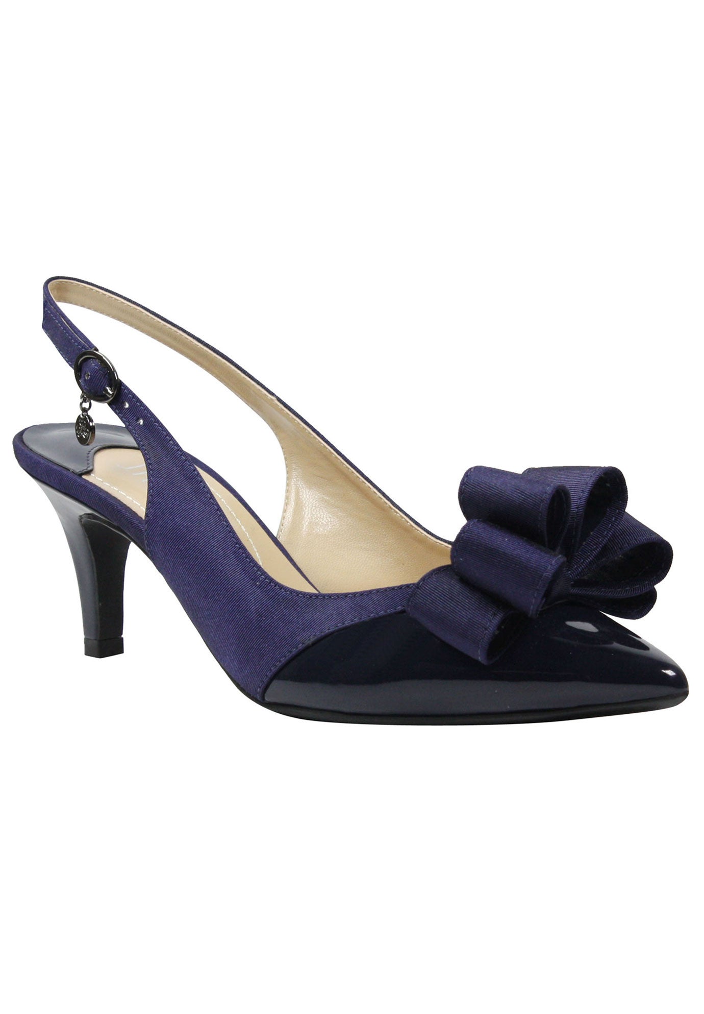j renee navy blue shoes