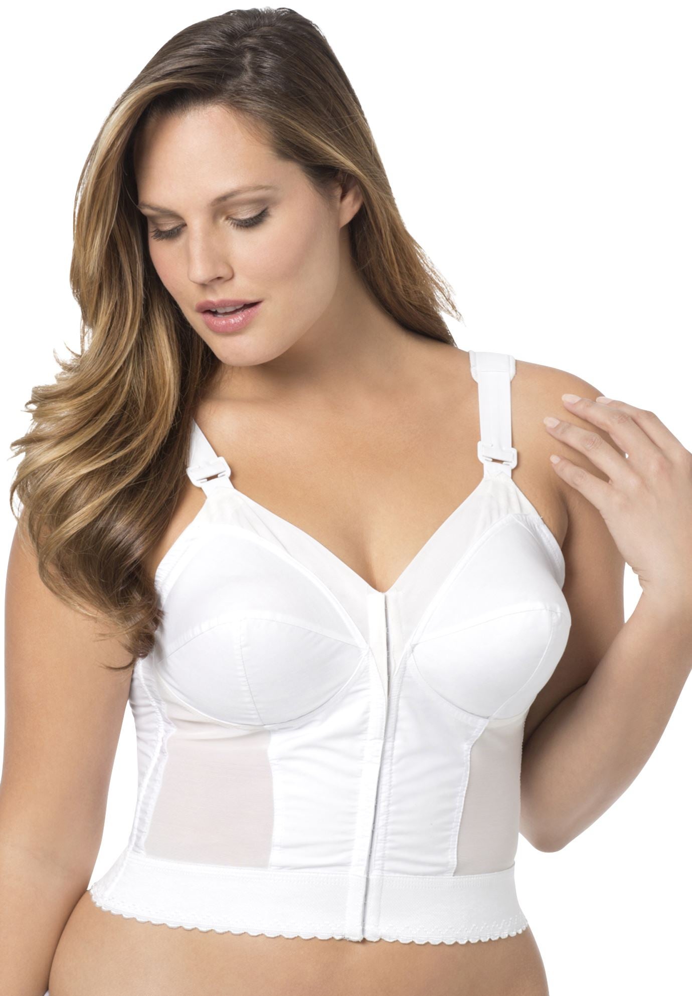 Front Hook Longline Bra from Fully by Exquisite Form® Plus Size Full