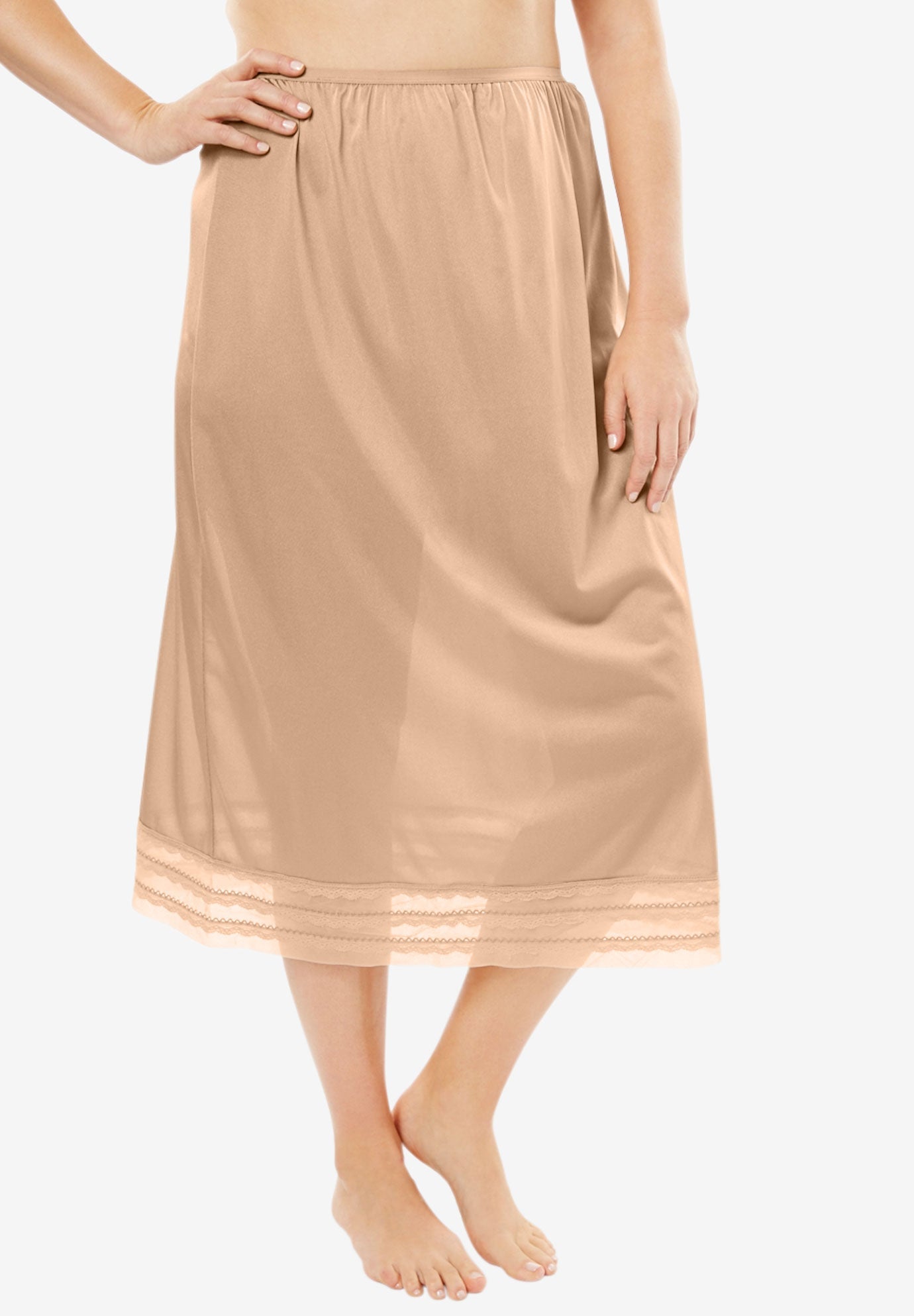 Sniptofit half slip by Comfort Choice® Plus Size Slips & Camisoles Jessica London