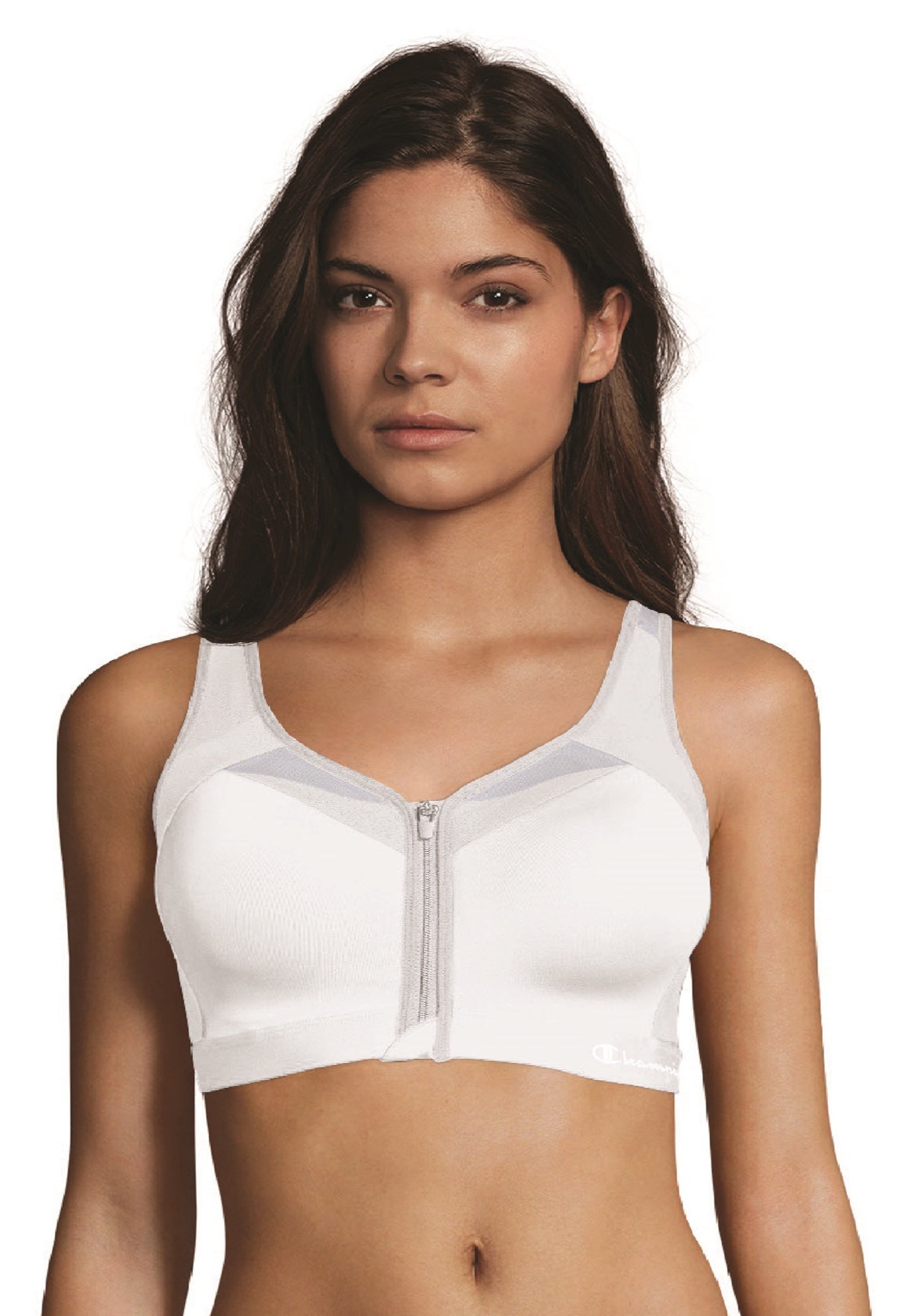 motion control zip sports bra