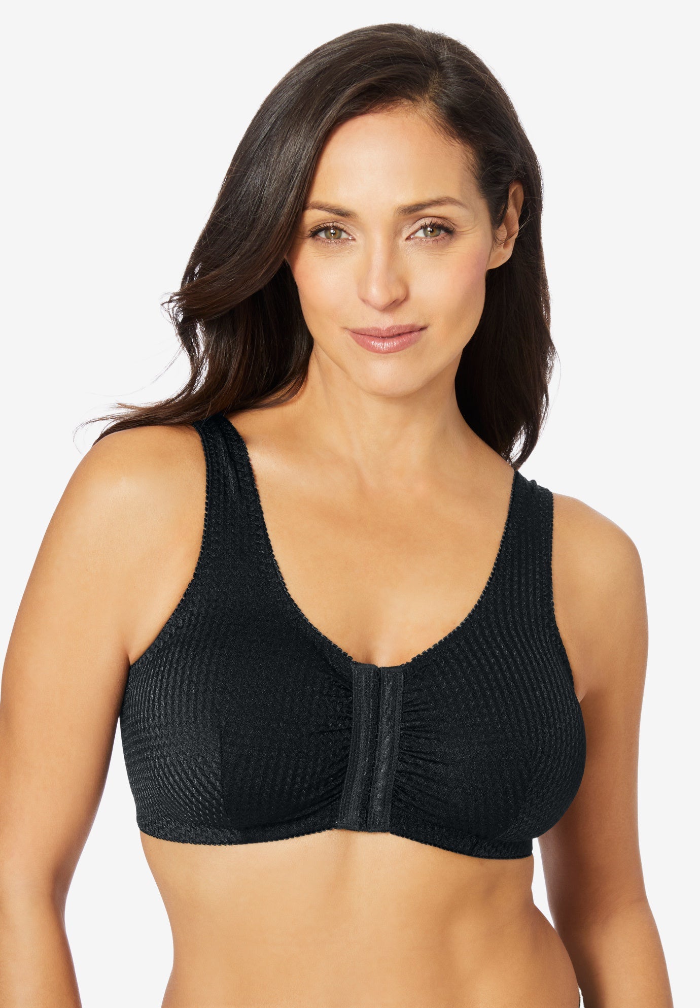 FrontHook Wireless Leisure Bra by Leading Lady® Plus Size Sports