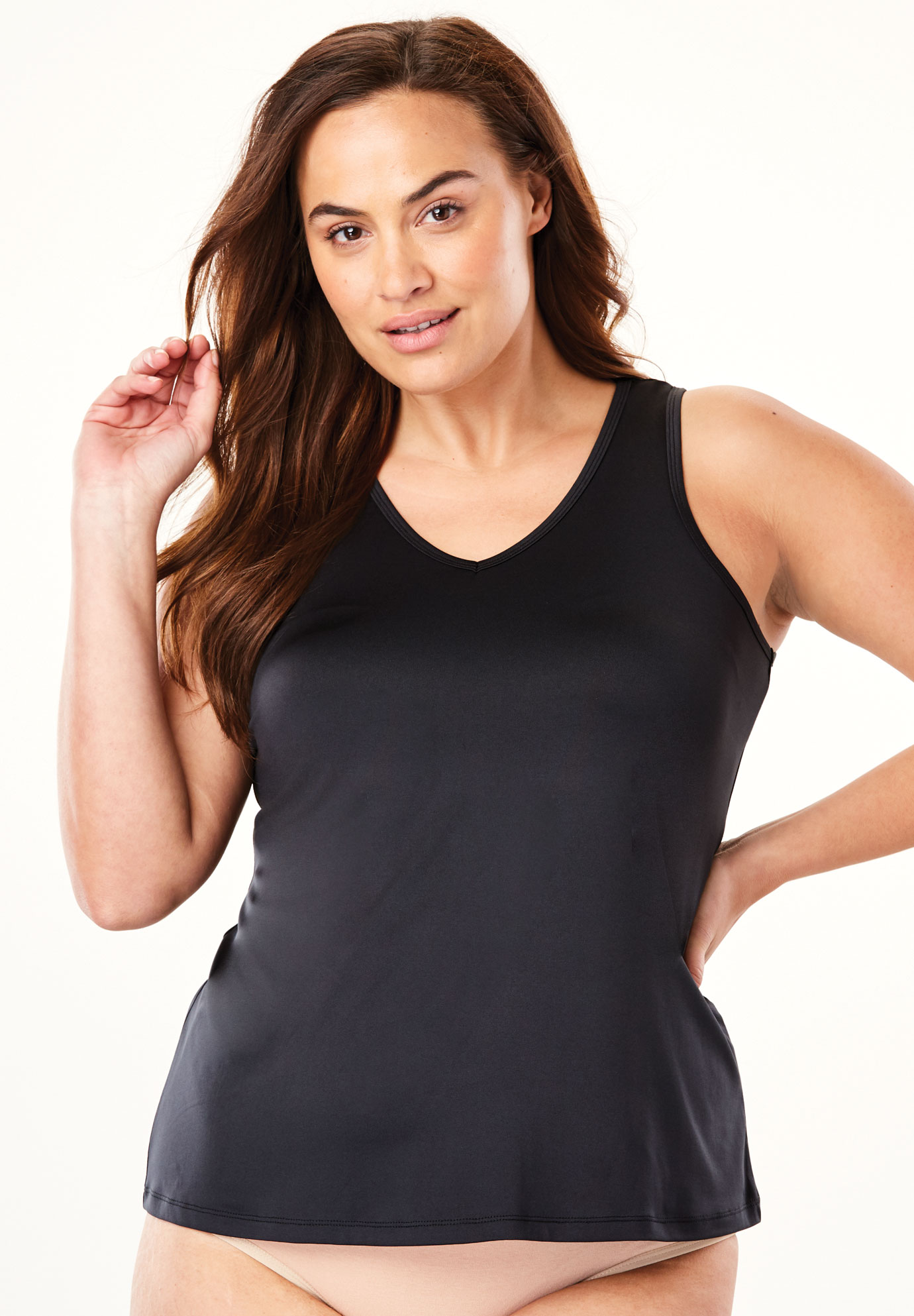 Cooling V-Neck Camisole by Comfort Choice® | Jessica London