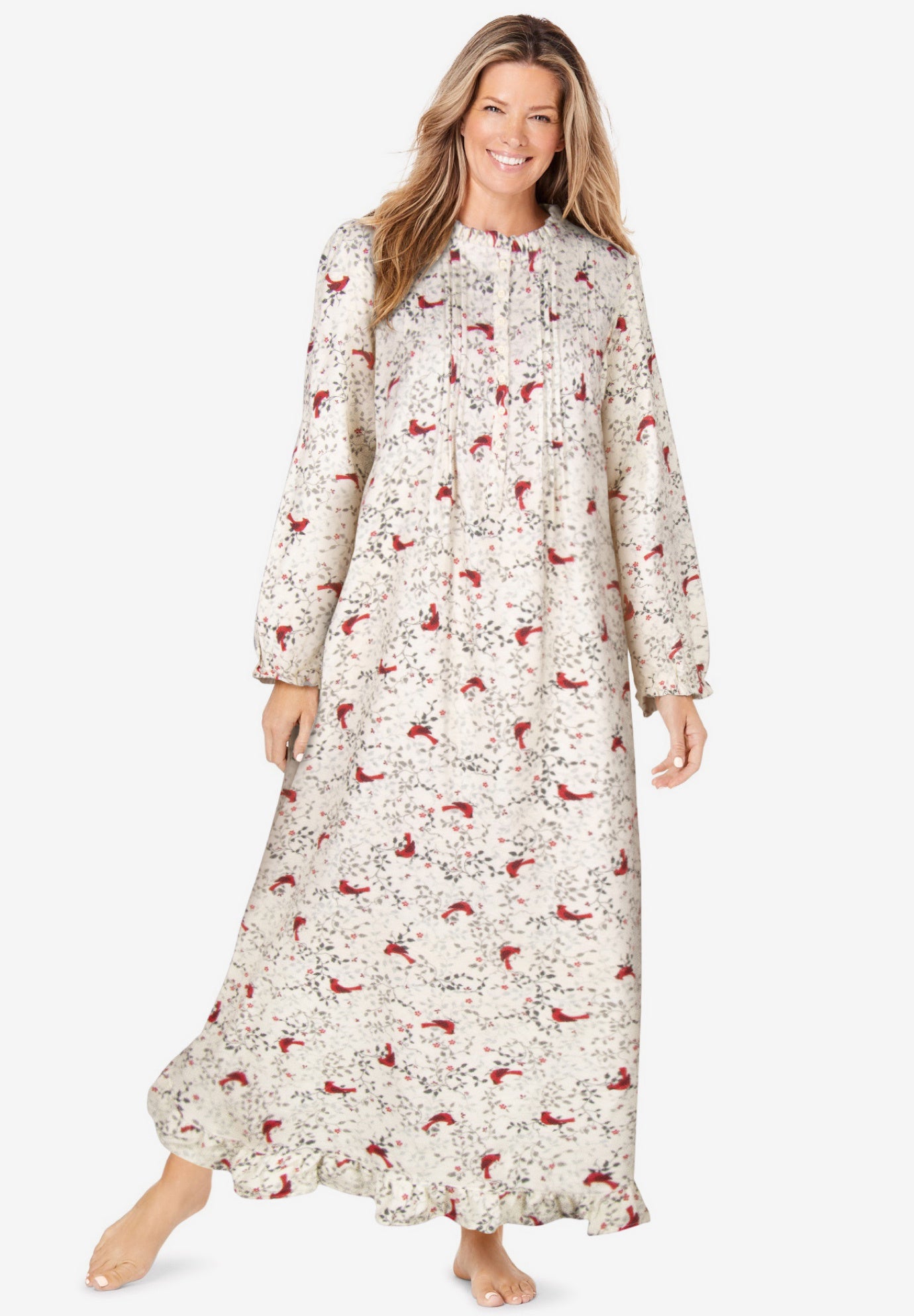 Long Flannel Nightgown Jessica London