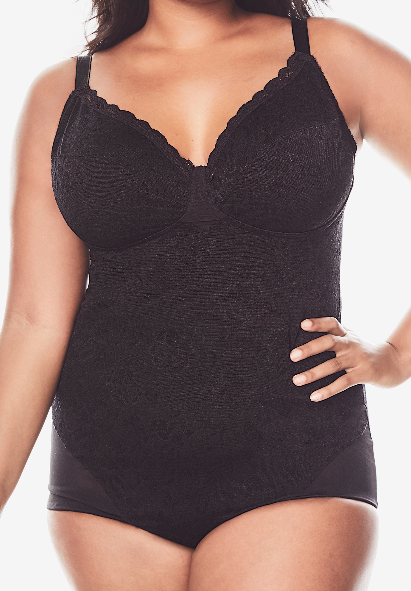 Smooth Lace Body Briefer , 