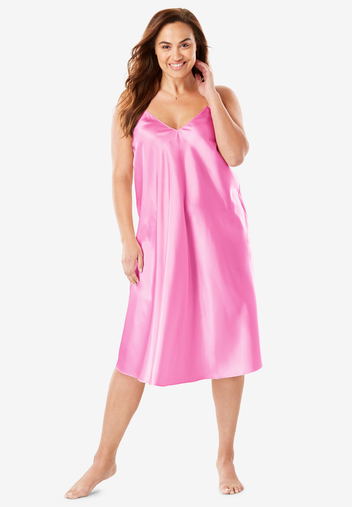The Luxe Satin Gown by Amoureuse® | Plus Size Sleep Gowns ...
