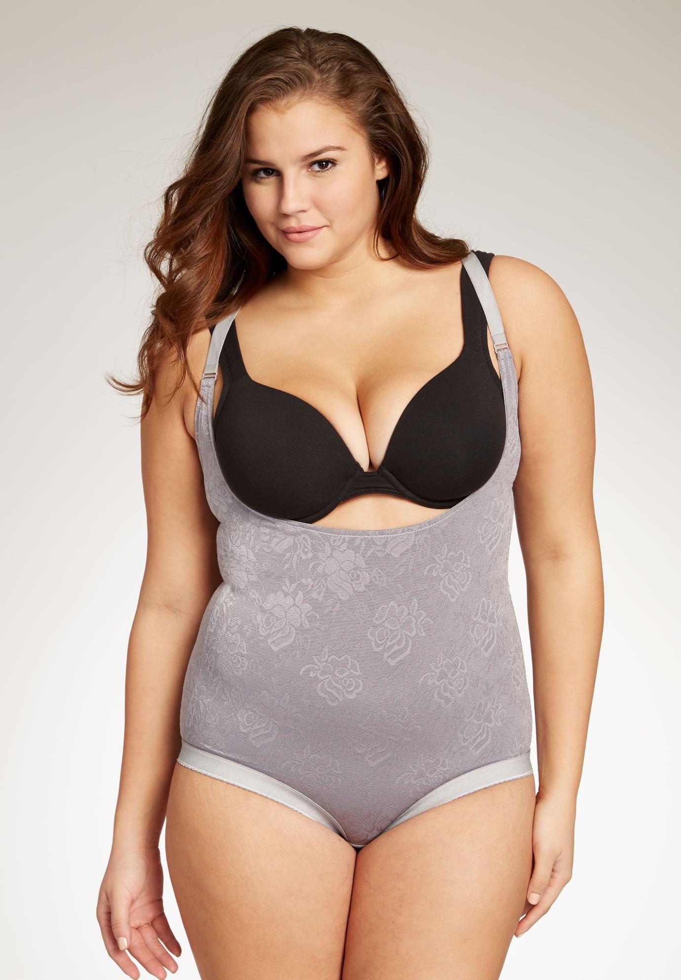 Wear Your Own Bra Lace Body Briefer By Secret Solutions Curvewear Wear Your Own Bra Lace Body Briefer By Secret Solutions Curvewear