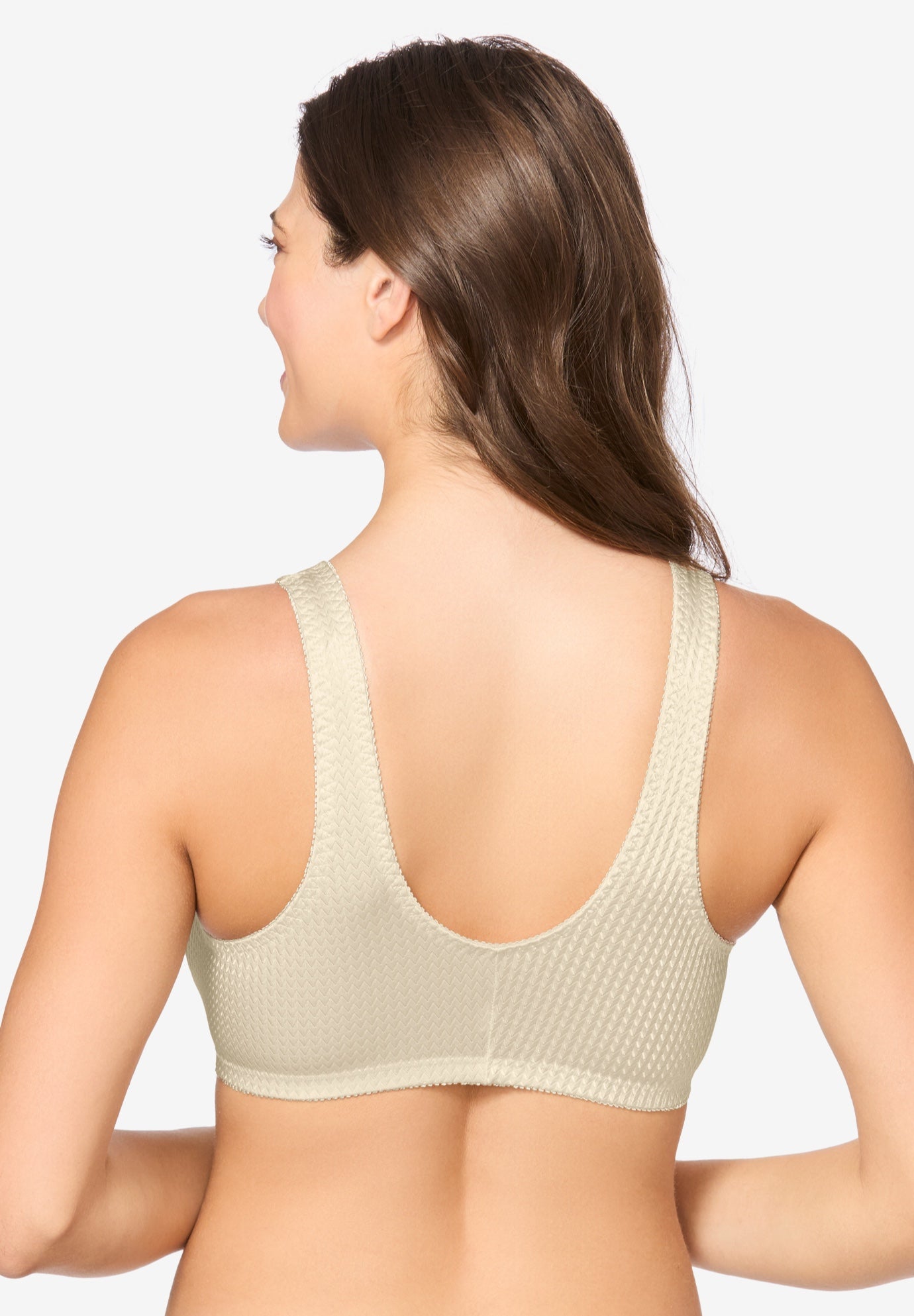 Leading Lady® Marlene Lounge FrontClose Wireless Bra Plus Size Sports