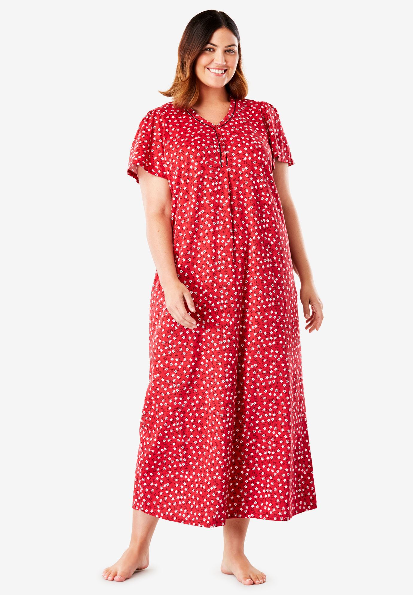ankle length night dress