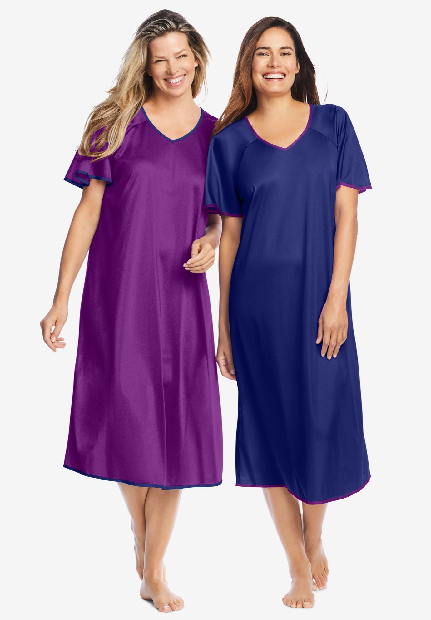 silky gown