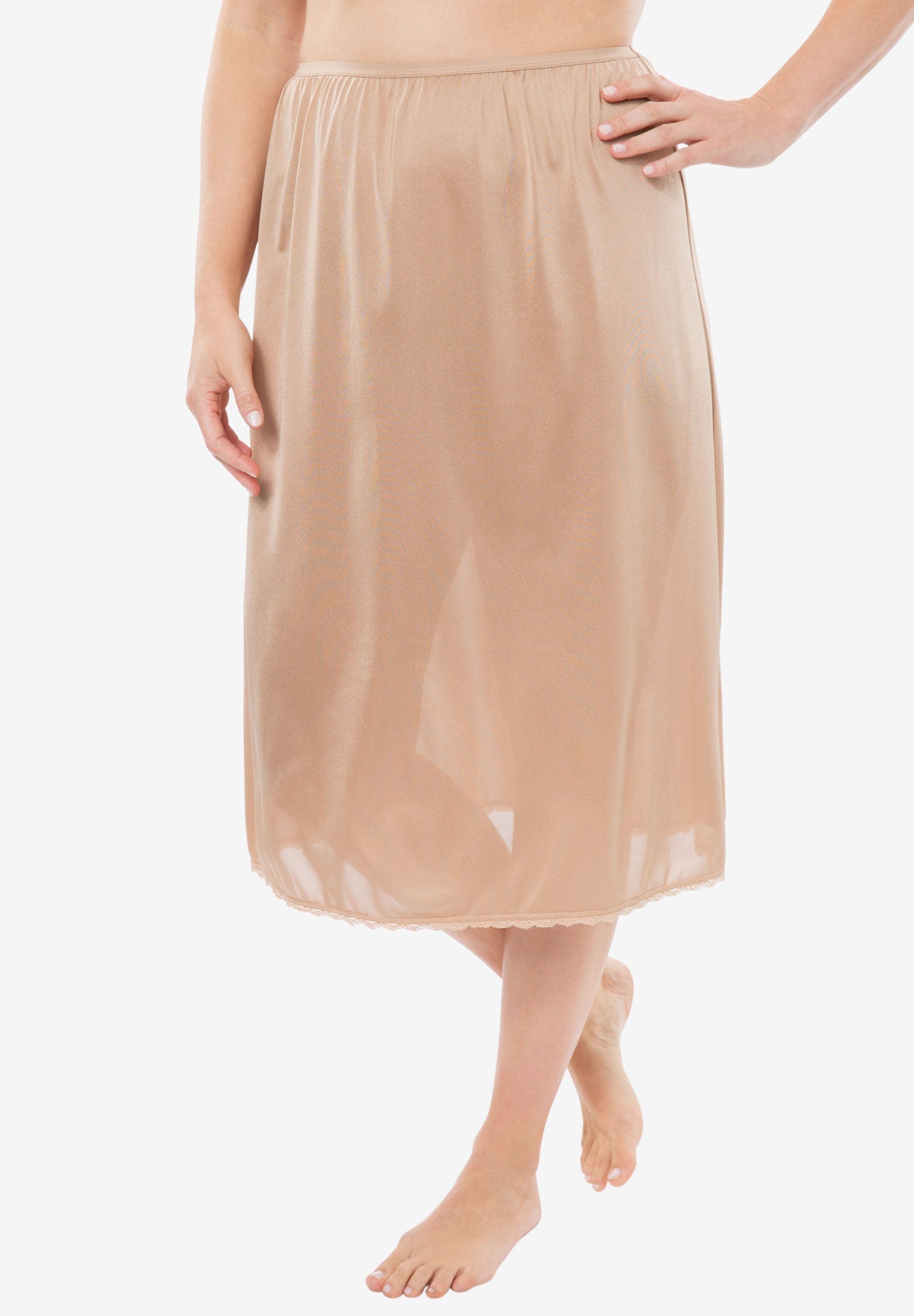 2Pack 28" Half Slip by Comfort Choice® Plus Size Slips & Camisoles Jessica London