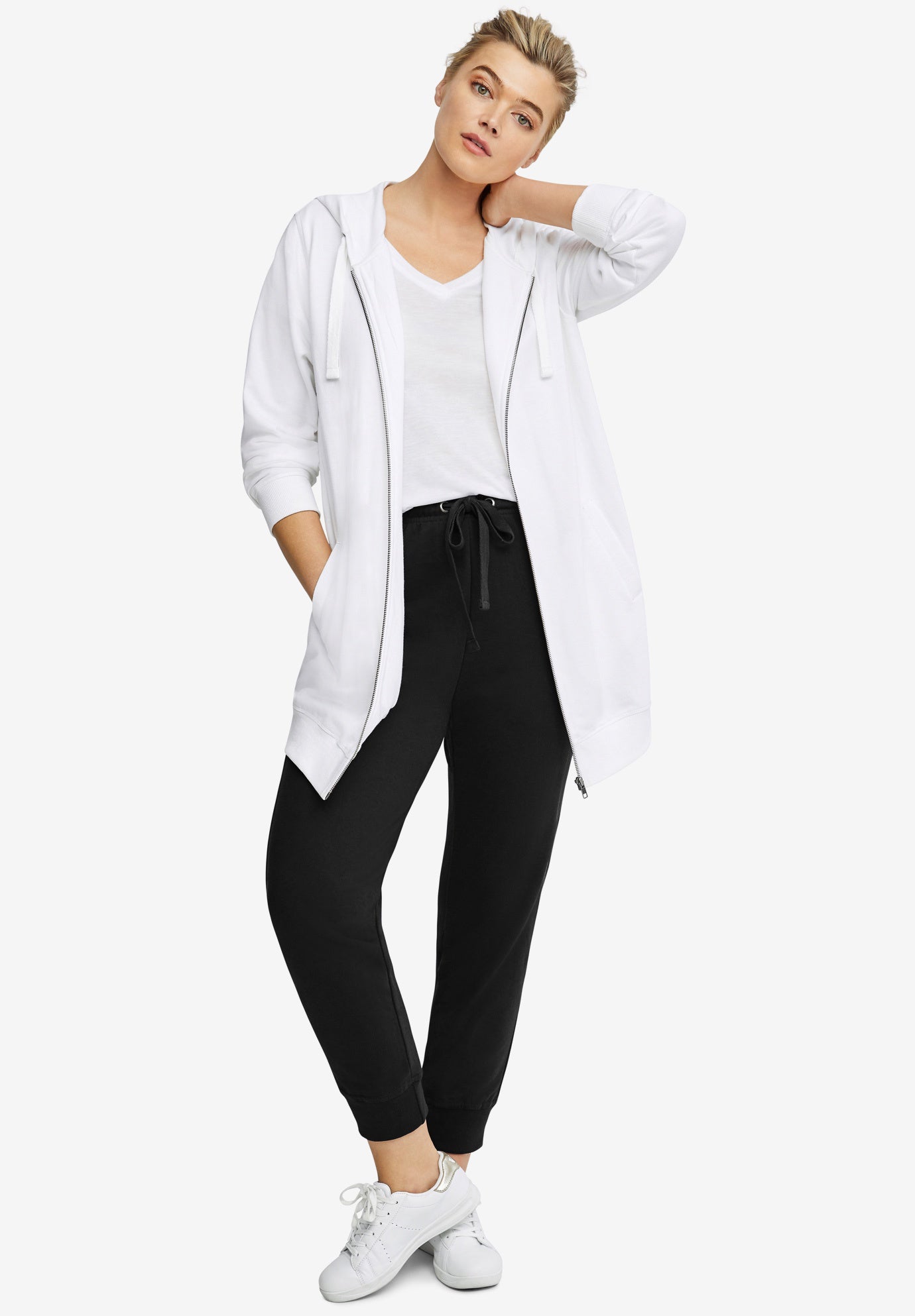 ellos Women's French Terry Drawstring Sweatpants