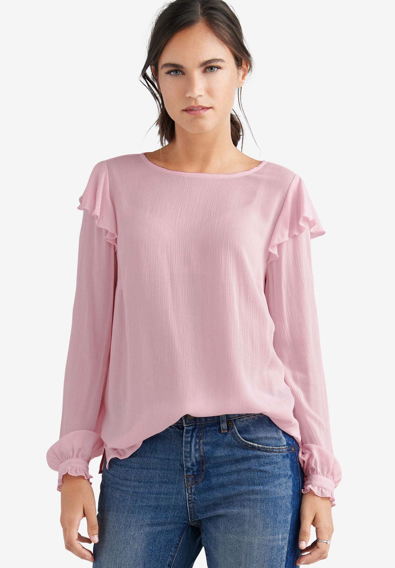 frilly blouses uk