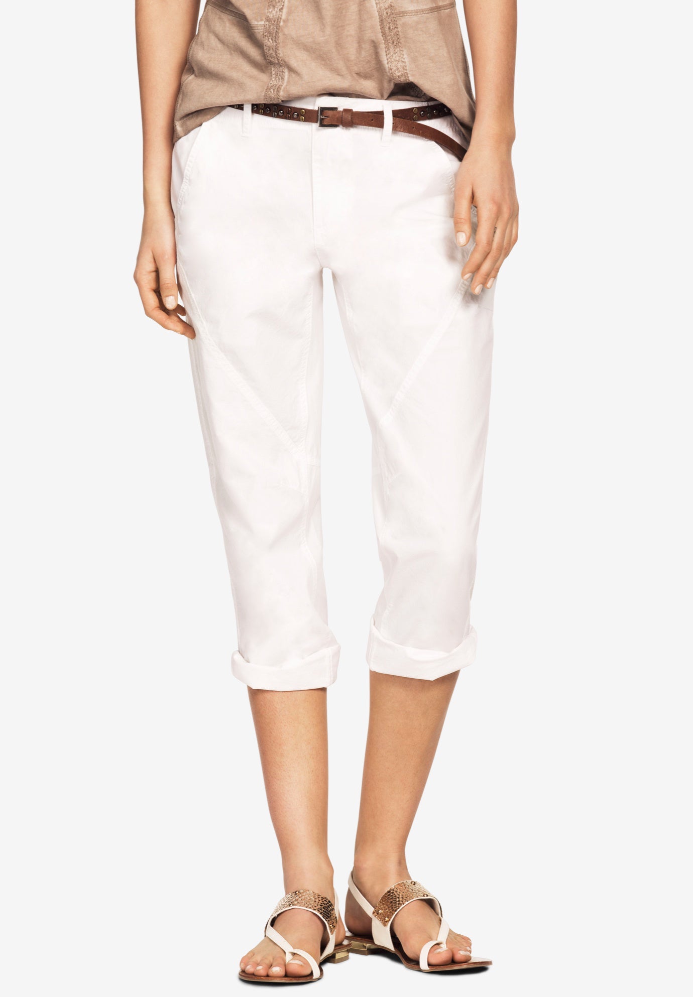 ellos Women's Seamed Capri Pants