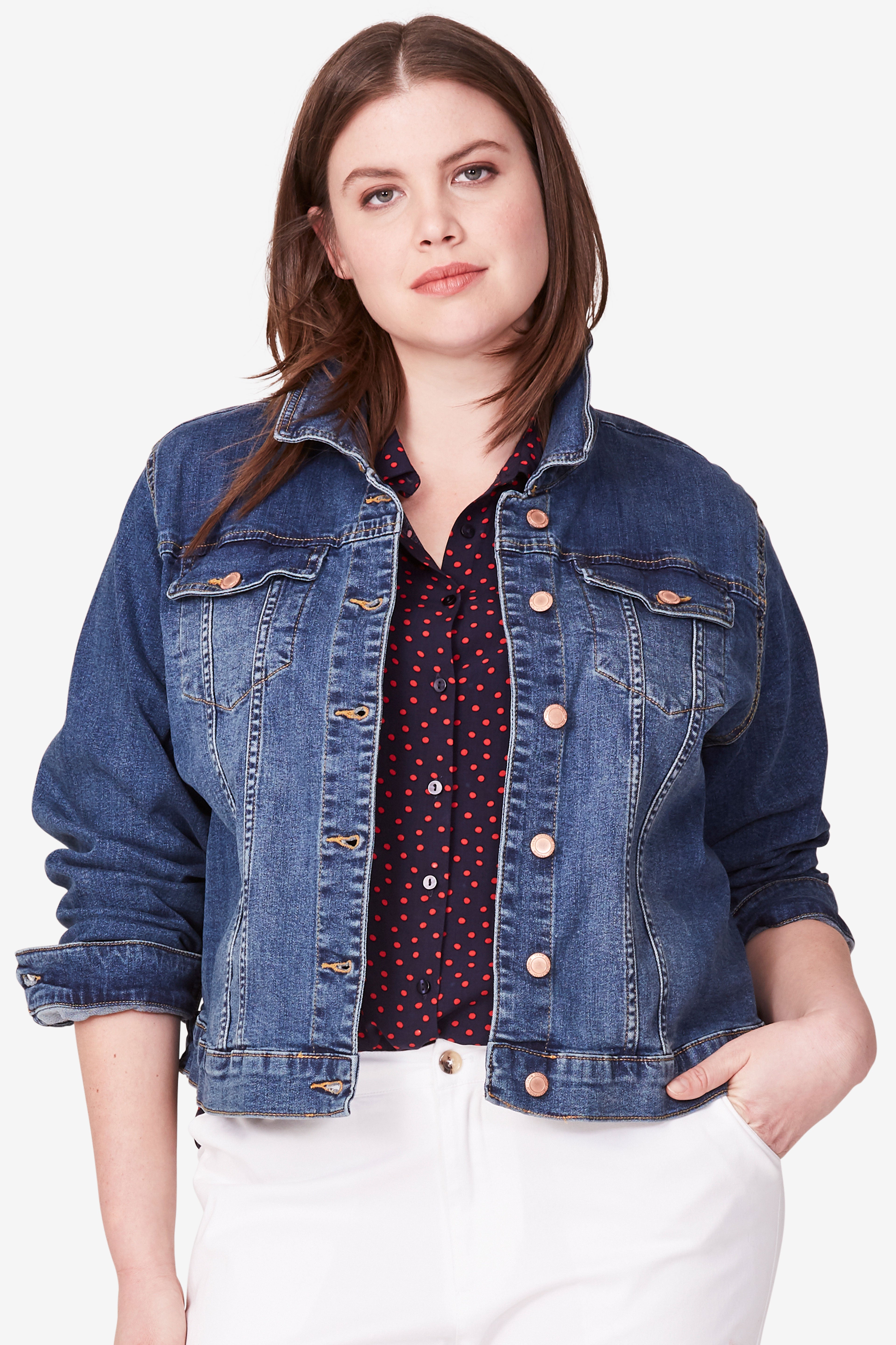 jessica london denim jacket