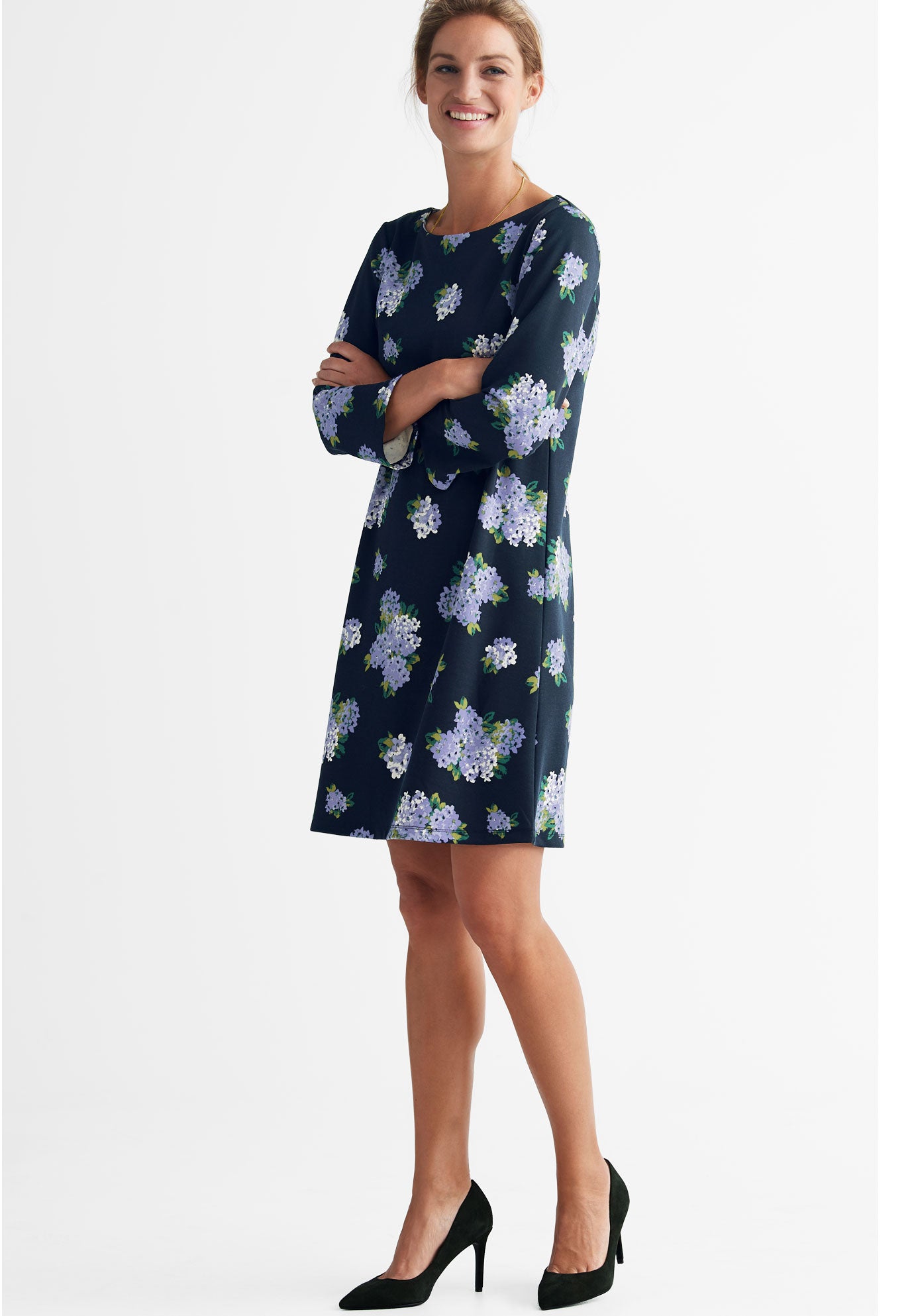 Back Zip Knit Dress by ellos® Plus Size Dresses Jessica London