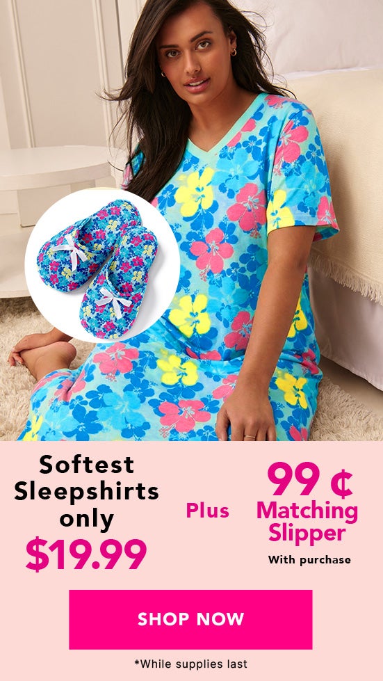SleepShirts Only $19.99 Shop Now
