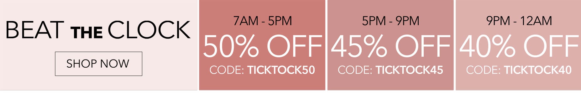 Beat the Clock Shop Now