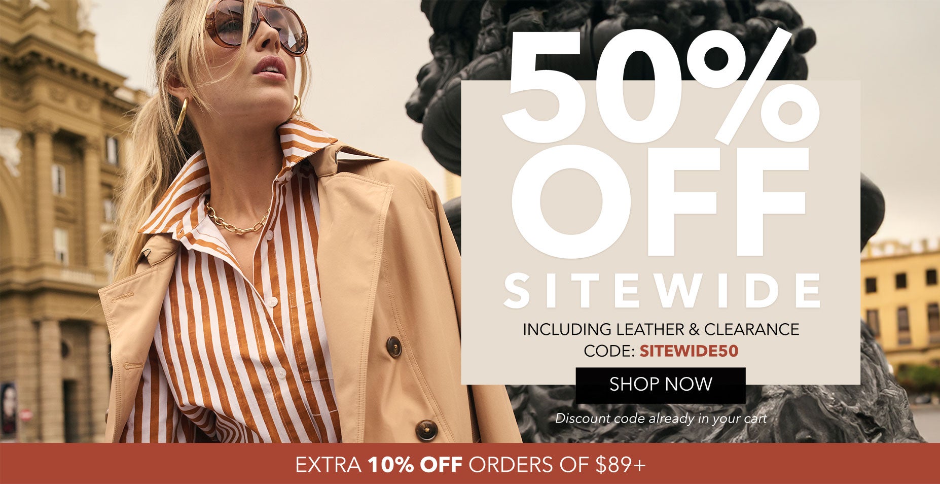 50% Off Sitewide Shop Now