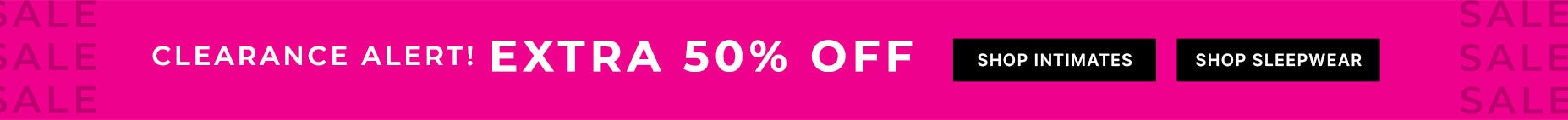 Clearance Extra 50% OFF