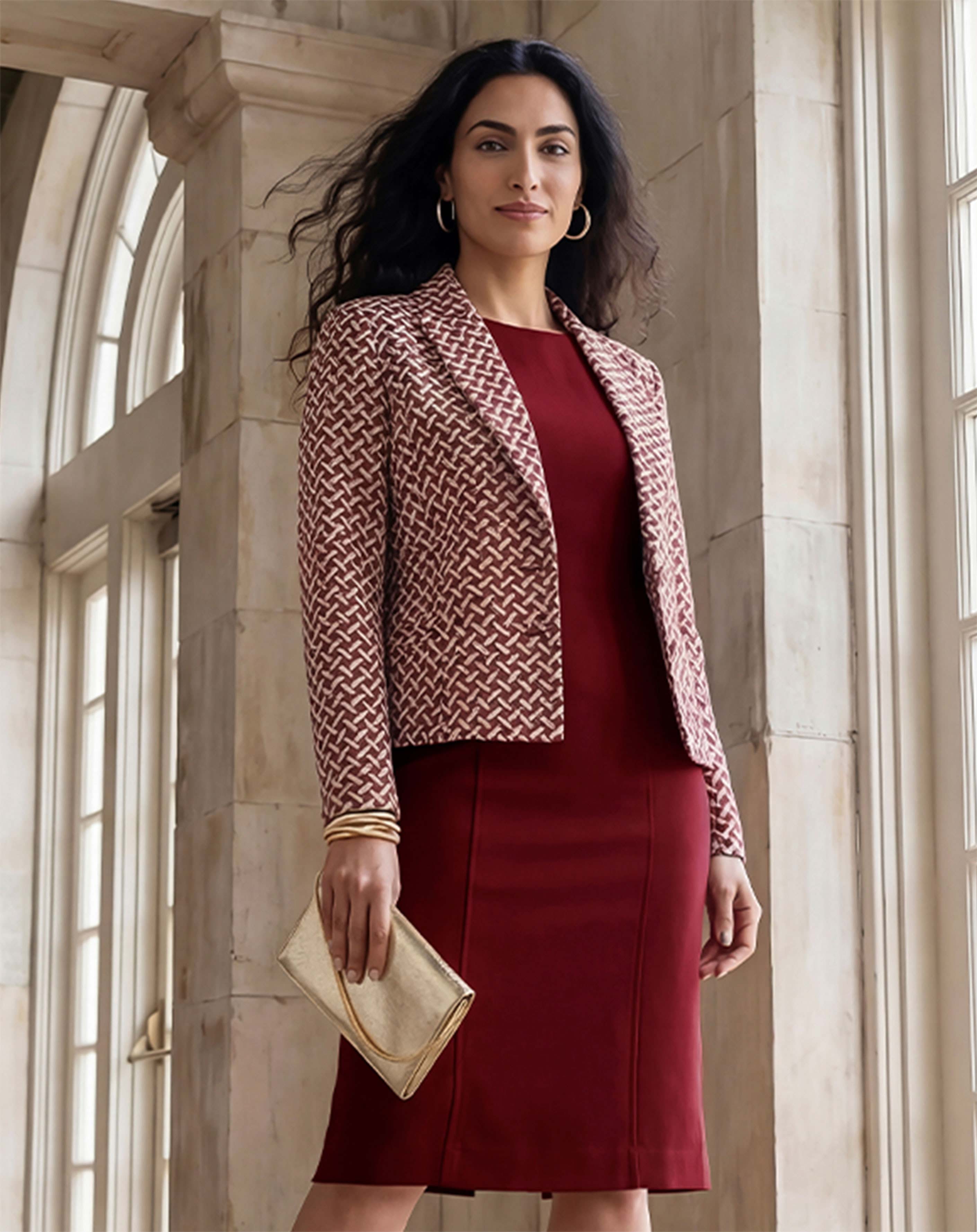 Single Breasted Jacket Dress