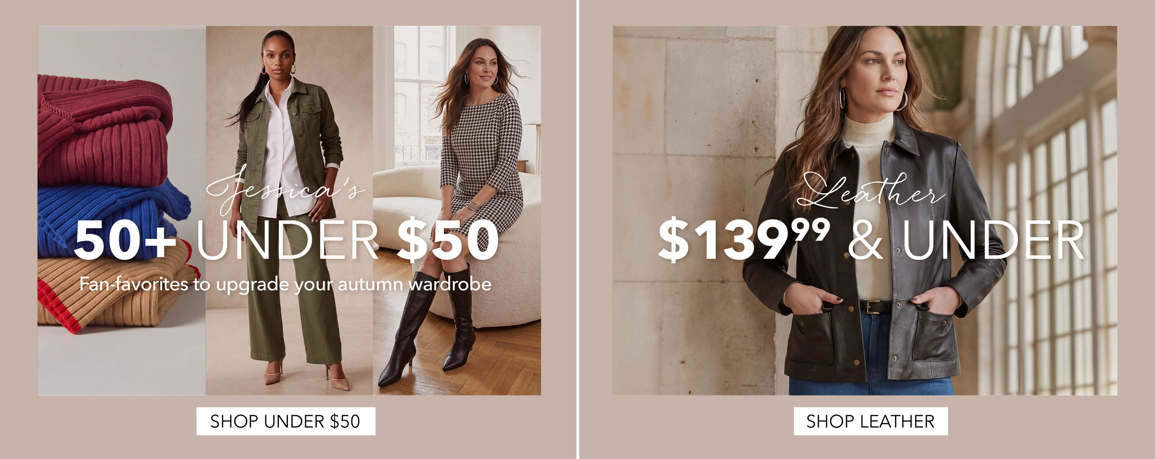JESSICA'S 50+ UNDER $50 SHOP UNDER $50