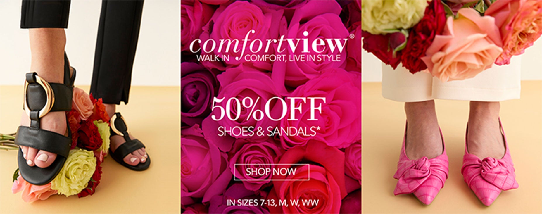 UP TO 50% OFF SHOES & SANDALS