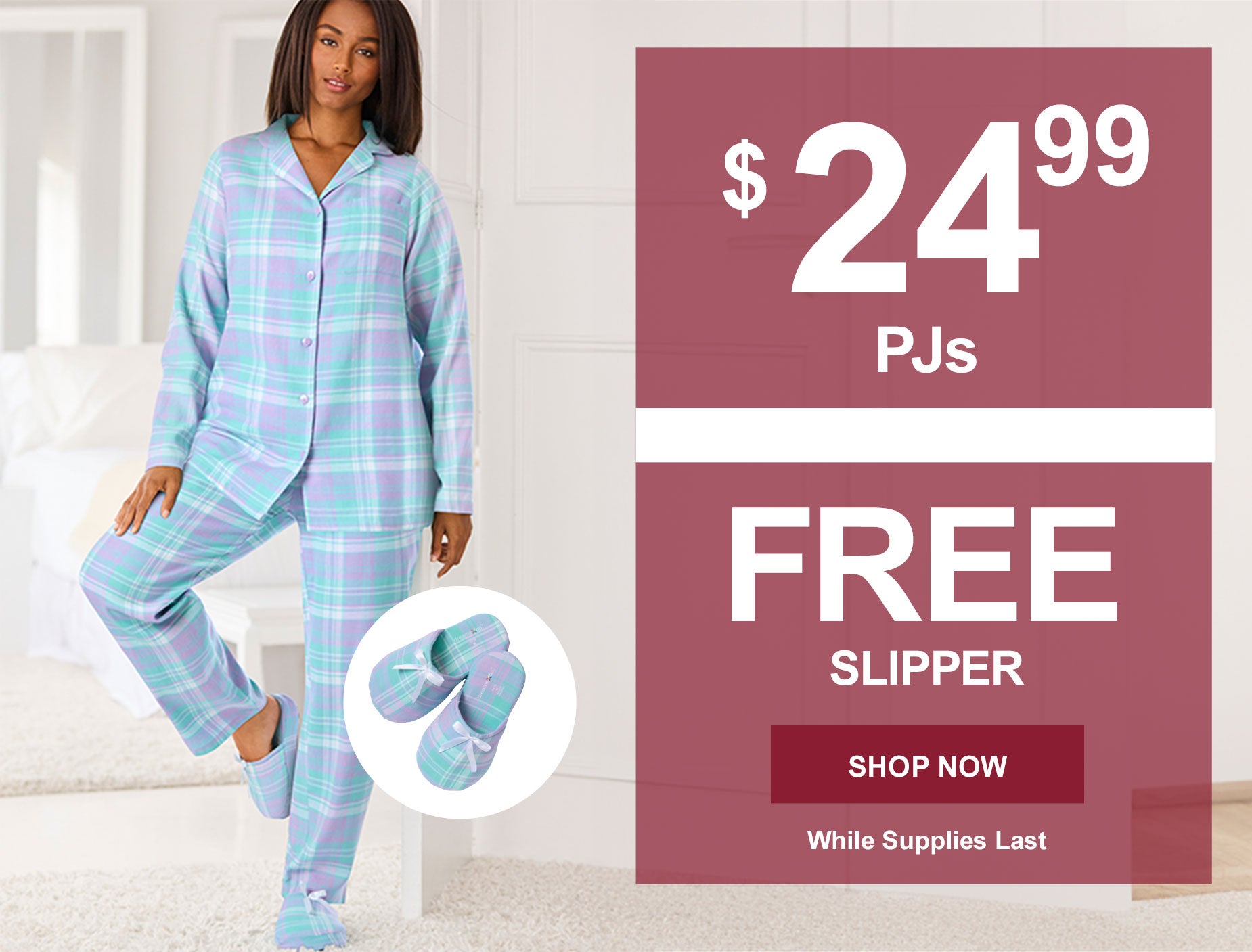 FREE SLIPPER SHOP NOW
