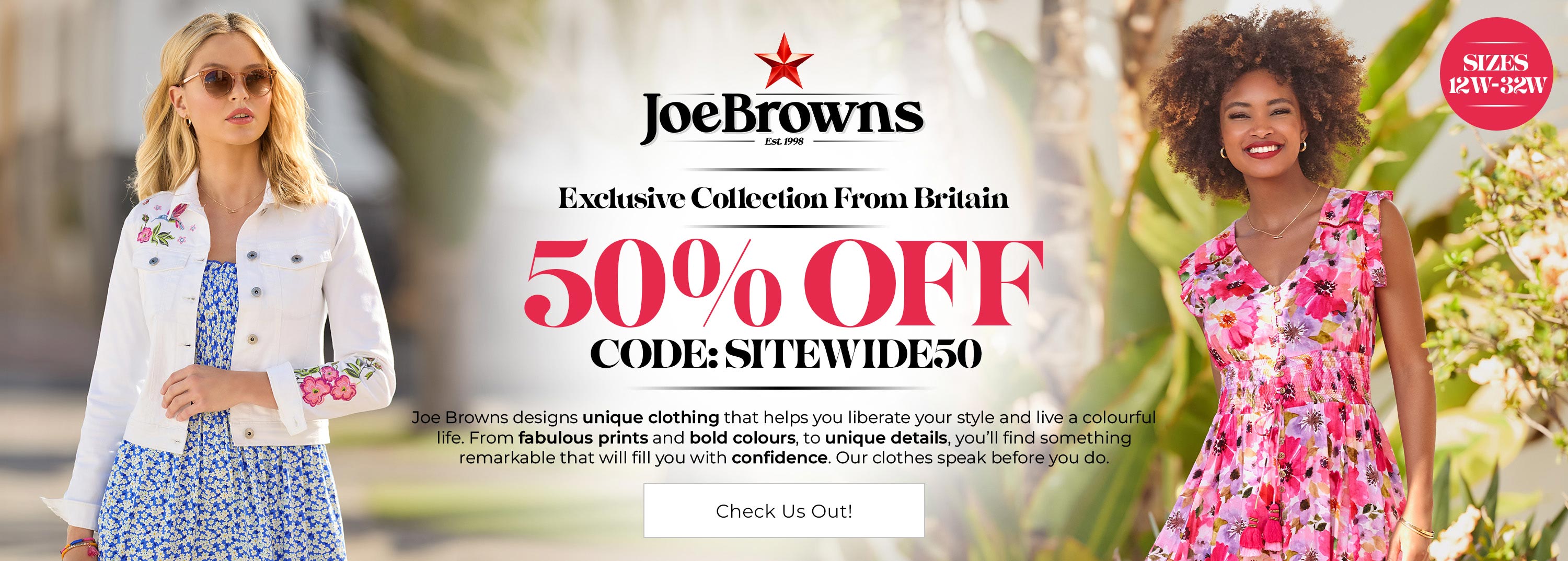 JOEBROWNS 50% Off