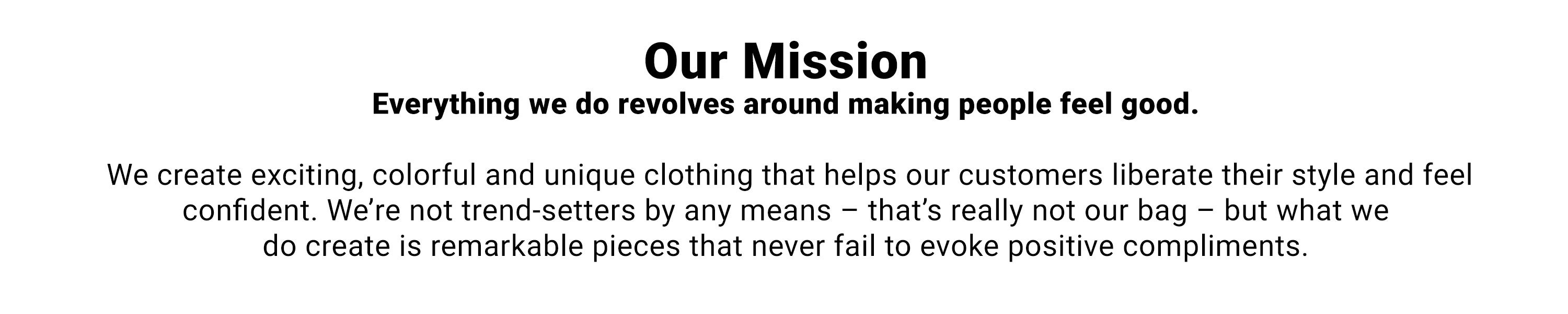 Our Mission
