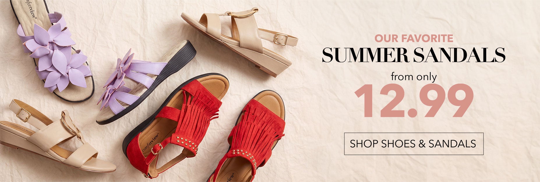 Summer Sandals 12.99 Shop Shoes & Sandals