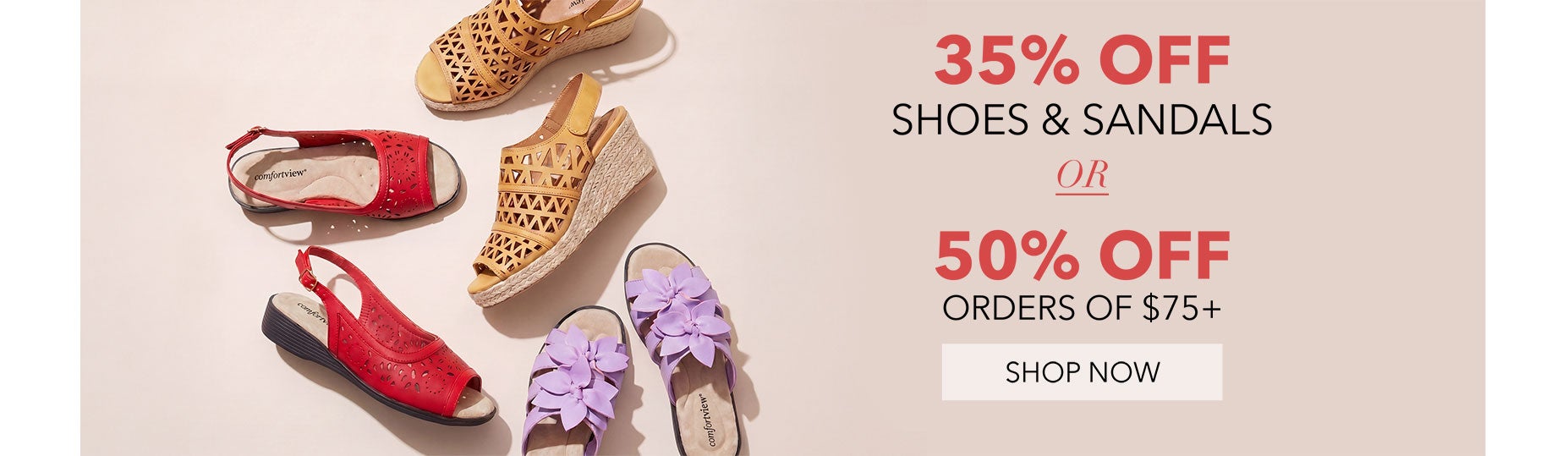 30% Off Shoes & Sandals Shop Now