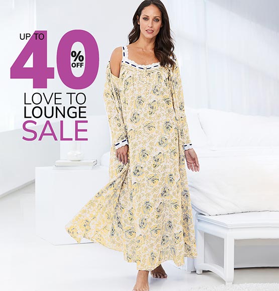 upto 40% off love to lounge sale