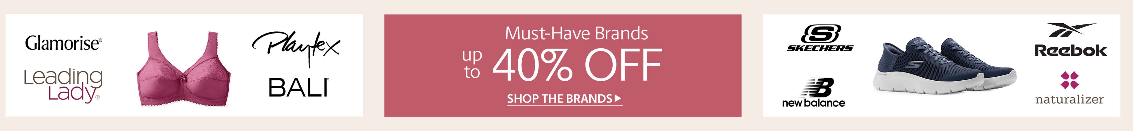 MUST HAVE BRANDS UPTO 40% OFF SHOP THE BRANDS
