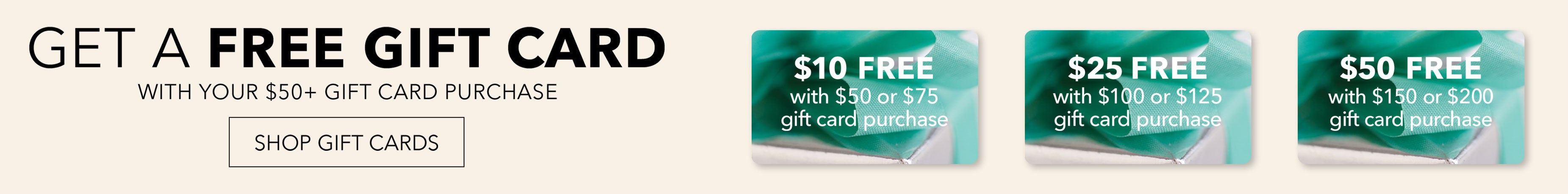 GET A FREE GIFT CARD SHOP GIFT CARDS