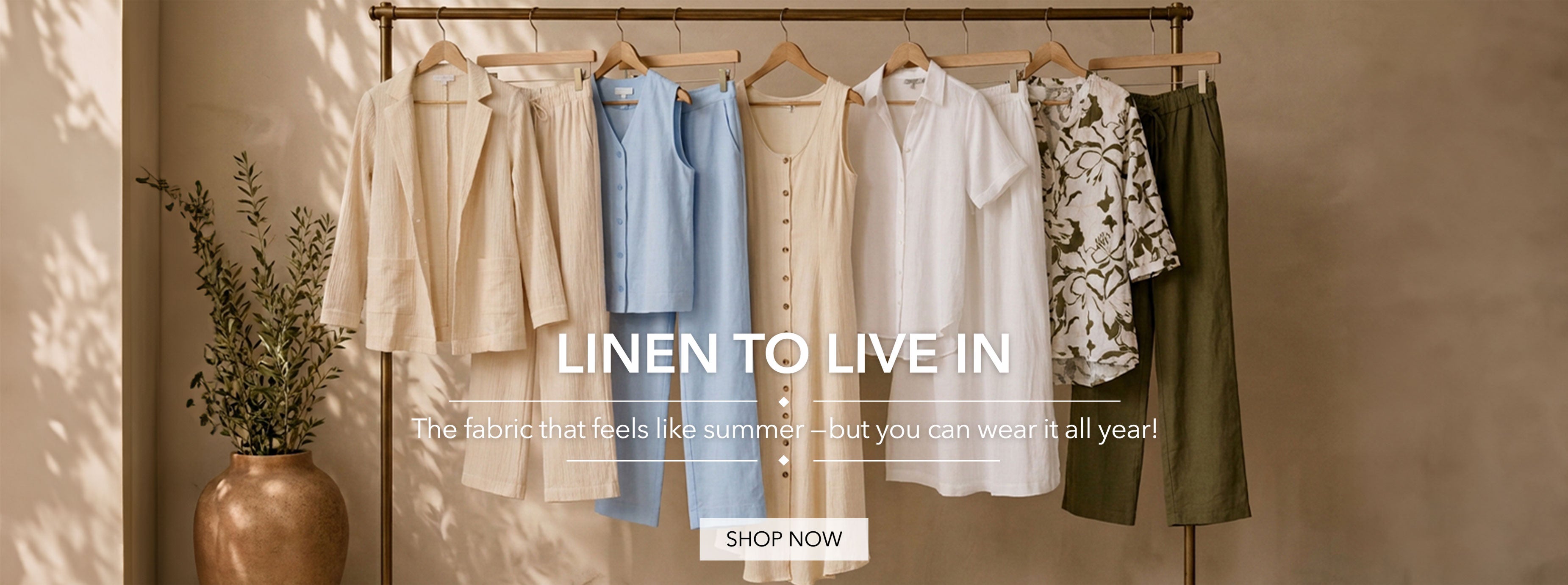 LINEN TO LIVE IN SHOP NOW