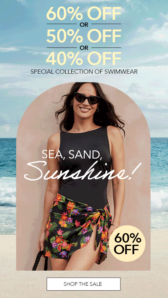 Sea, Sand, Sunshine Shop The Sale