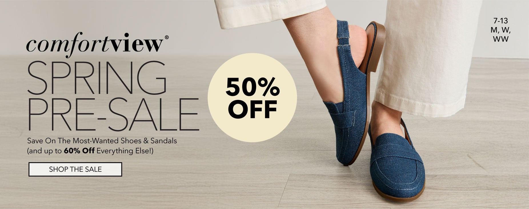 Comfort View Spring Sale