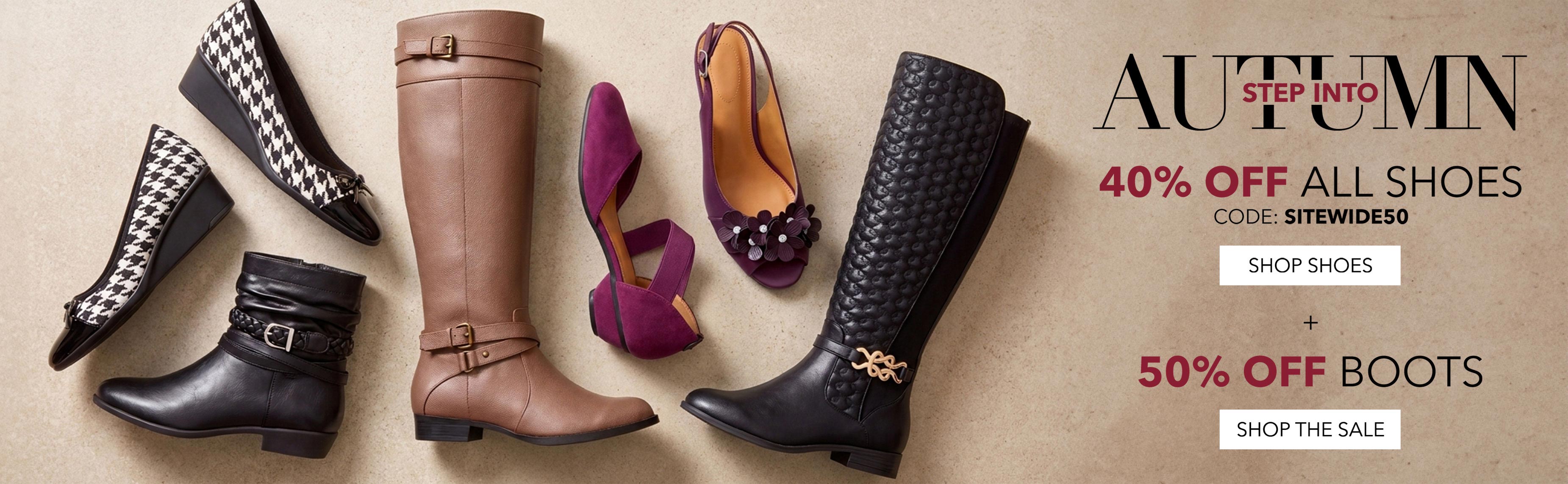 40% OFF ALL SHOES SHOP SHOES
