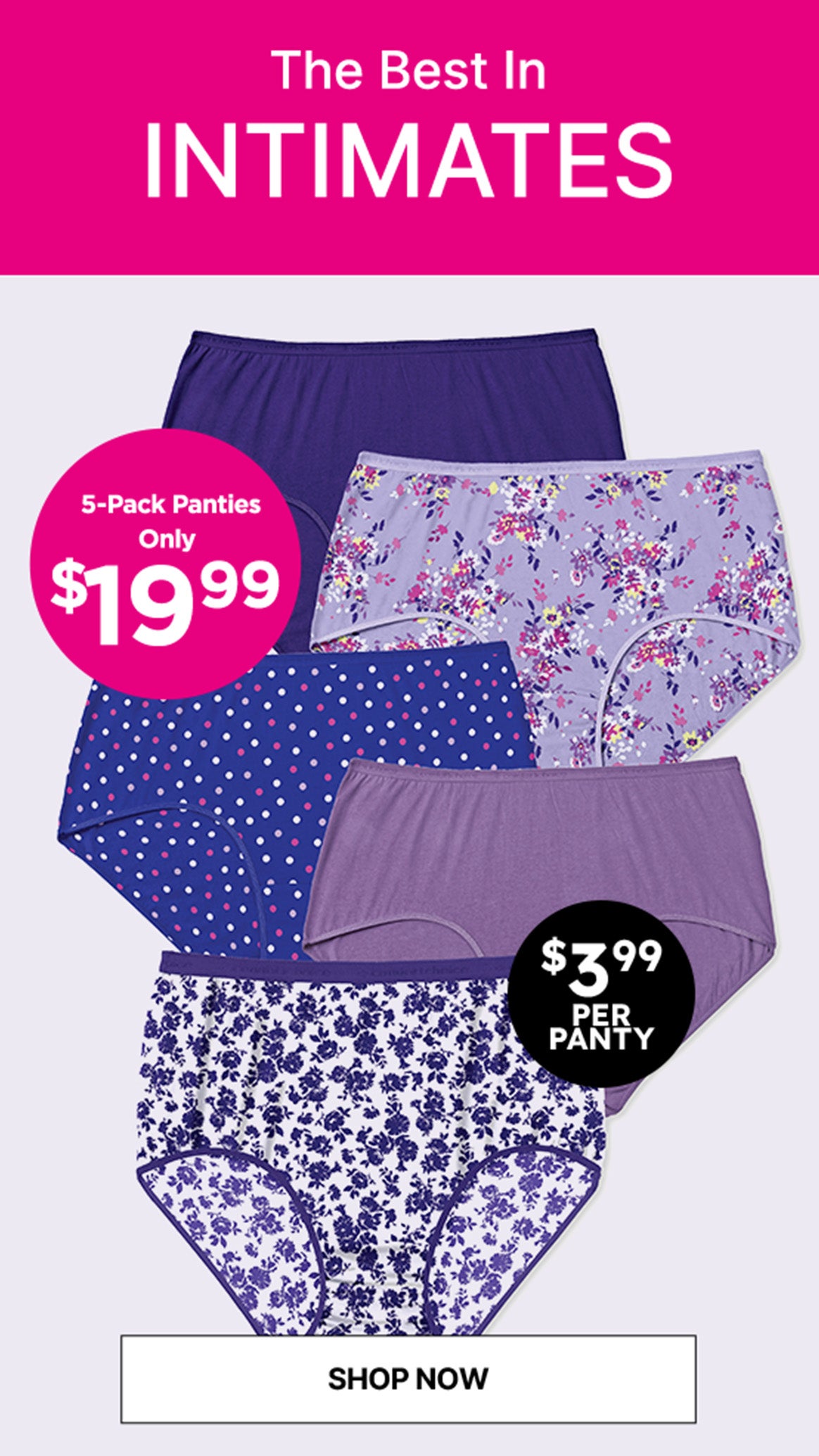 $19.99 Panties  shop now