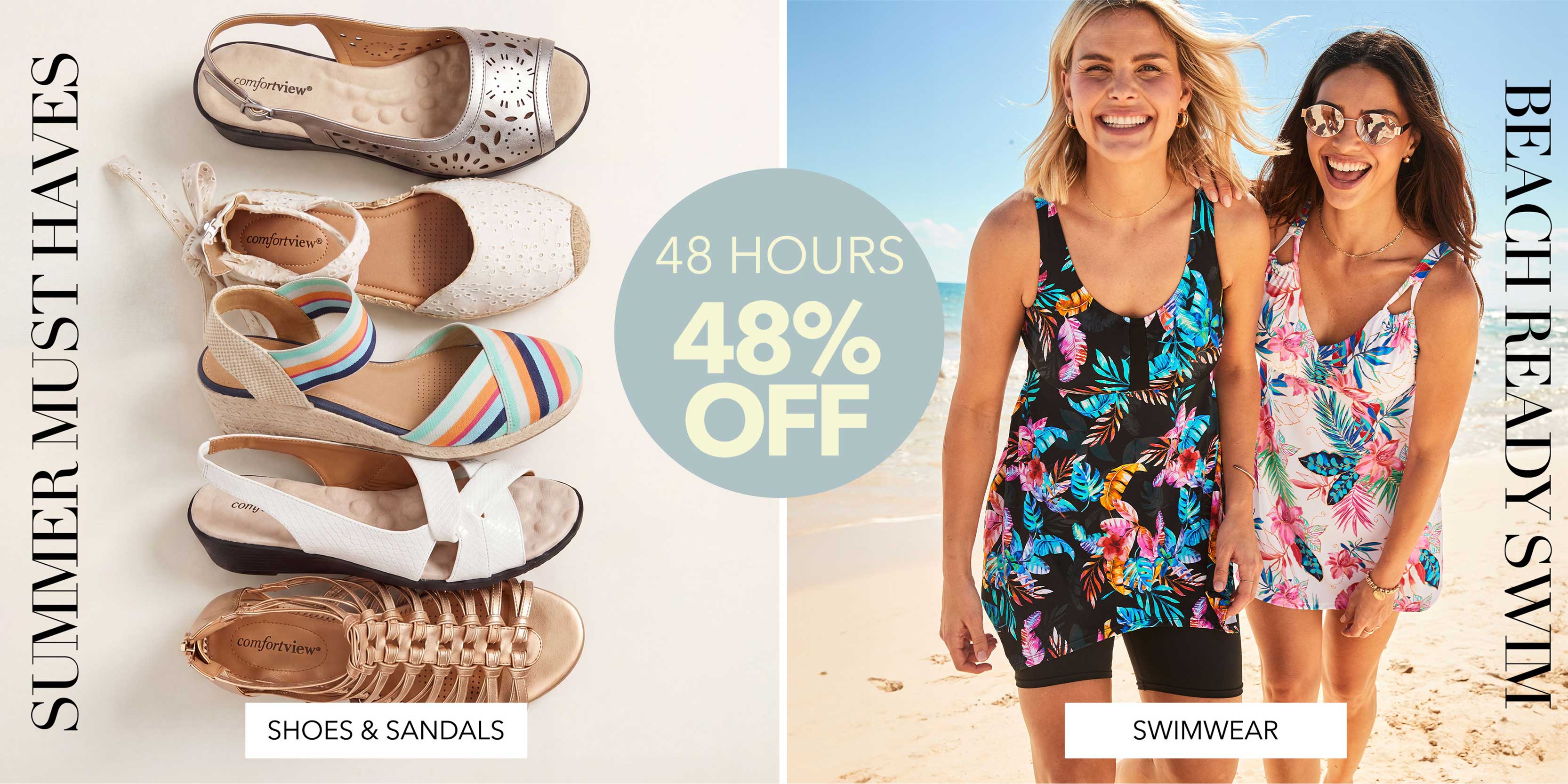 SHOES & SWIM 48 HOURS 48% OFF