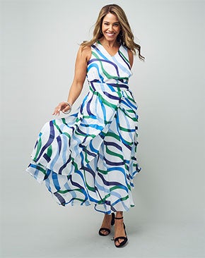 flayaway maxi dress