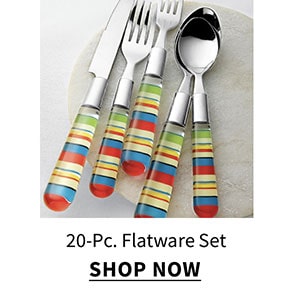 Click to shop 20-Pc. Flatware Set