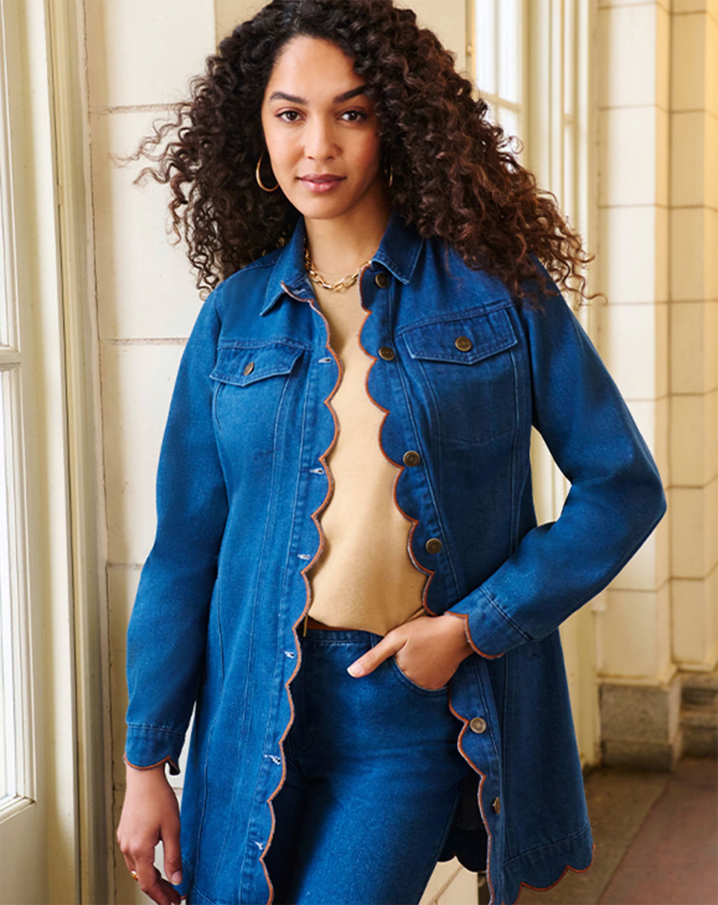 Long Denim Jacket