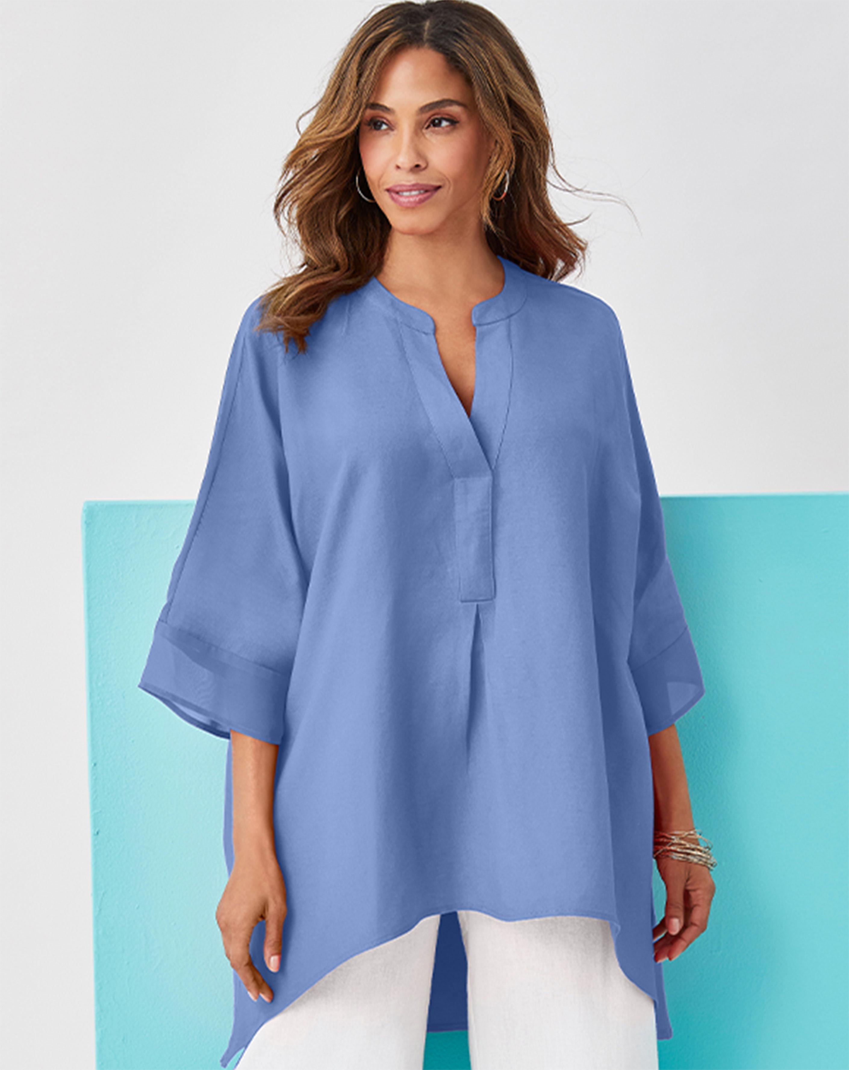 Hi-Low Linen Tunic