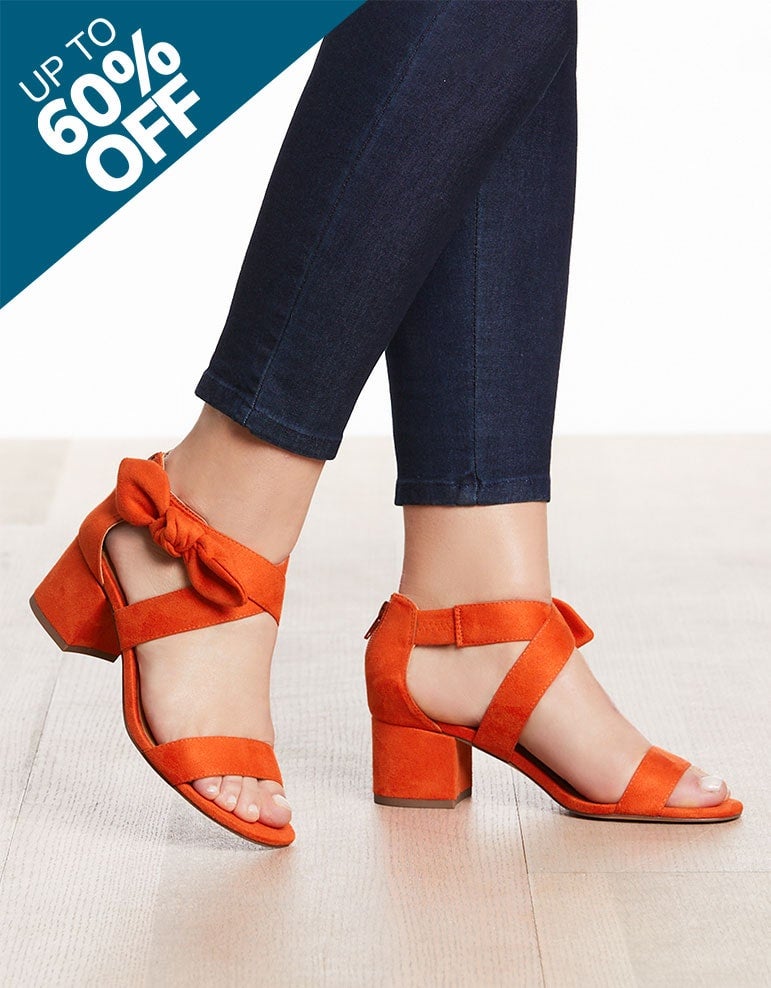 60 % off shoes & sandals